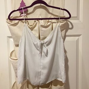 Ivy & Main Tops - White polka dot tank Ivy & Main Tops - White polka dot tank